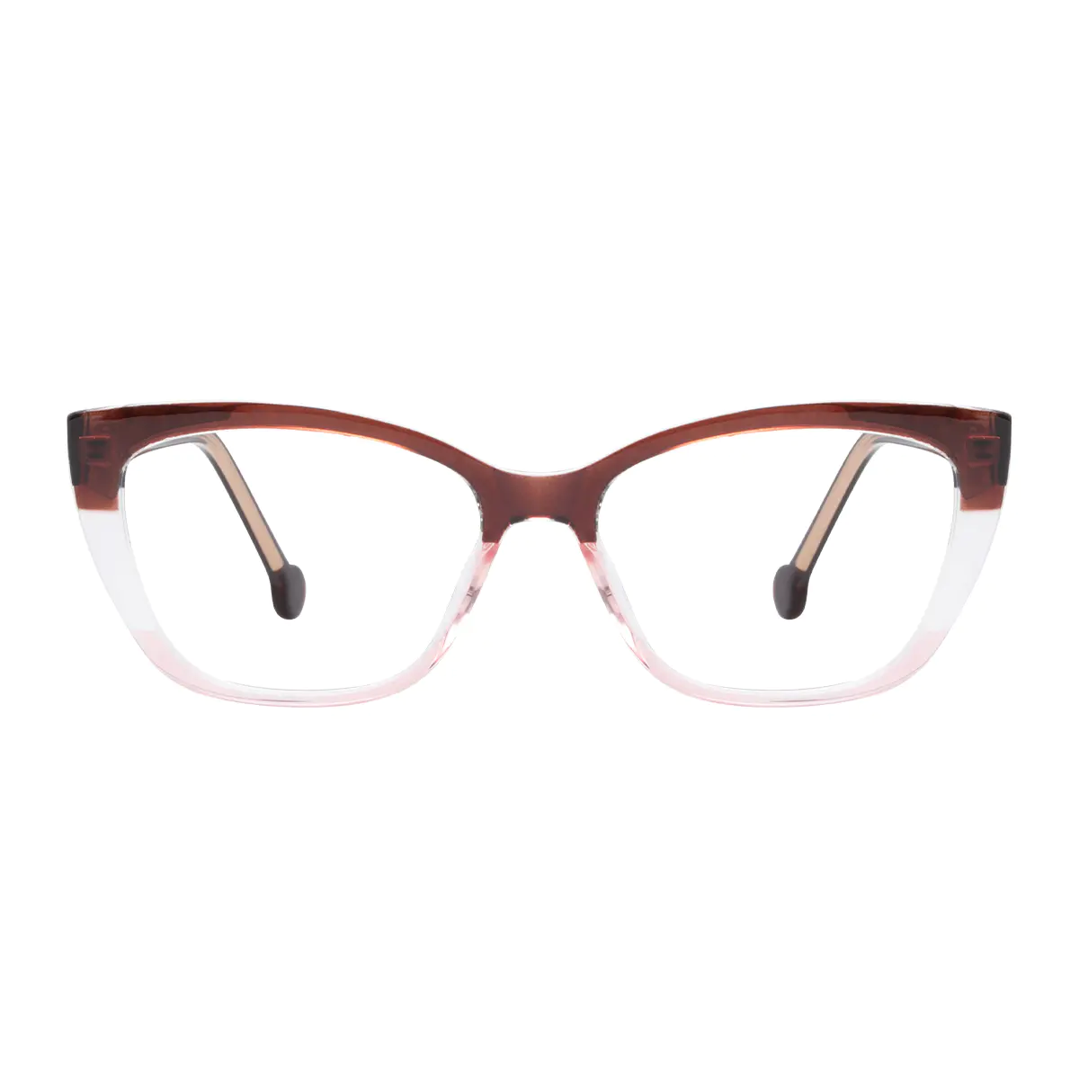 Cat-eye Red/Clear Eyeglasses