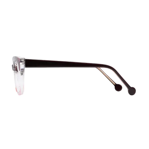 Cat-eye Red/Clear Eyeglasses