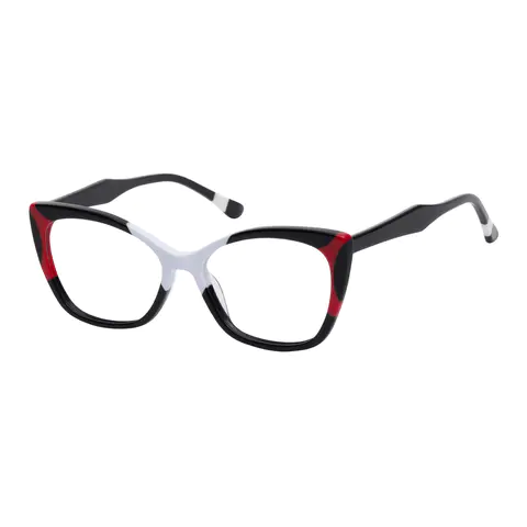 Cat-eye Red/Black Eyeglasses