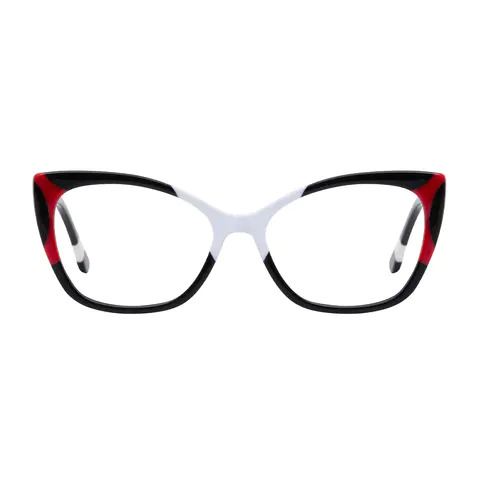 Cat-eye Red/Black Eyeglasses