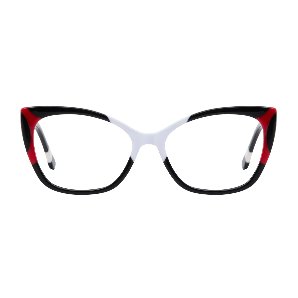 Cat-eye Red/Black Eyeglasses
