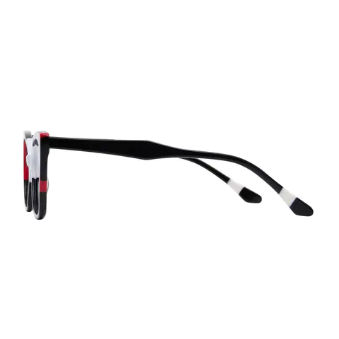 Cat-eye Red/Black Eyeglasses