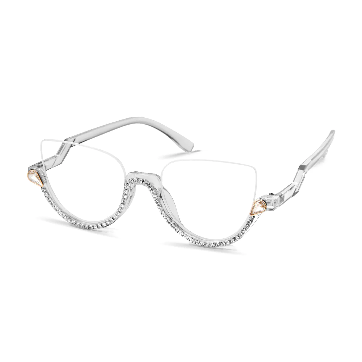 Cat-eye Clear Eyeglasses