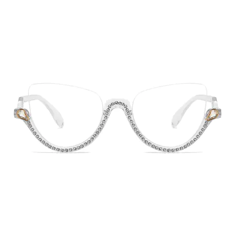 Cat-eye Clear Eyeglasses