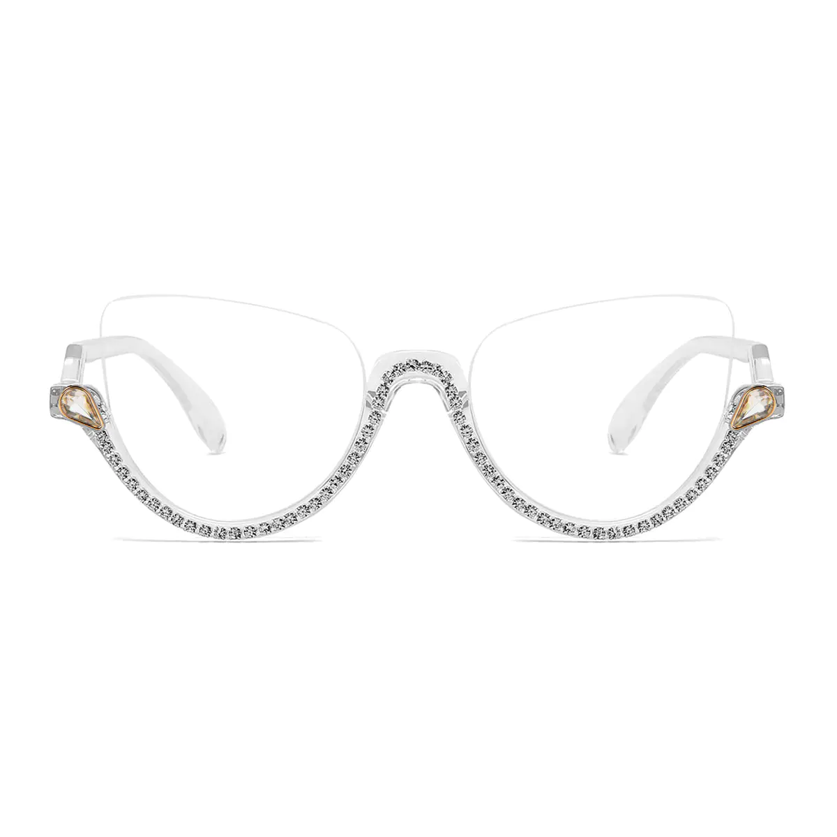Cat-eye Clear Eyeglasses