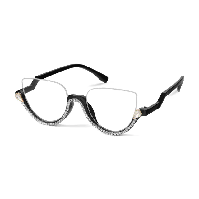 Cat-eye Black Eyeglasses
