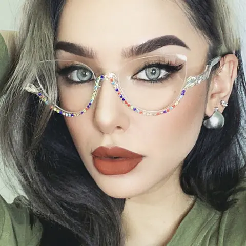 Cat-eye Black Eyeglasses