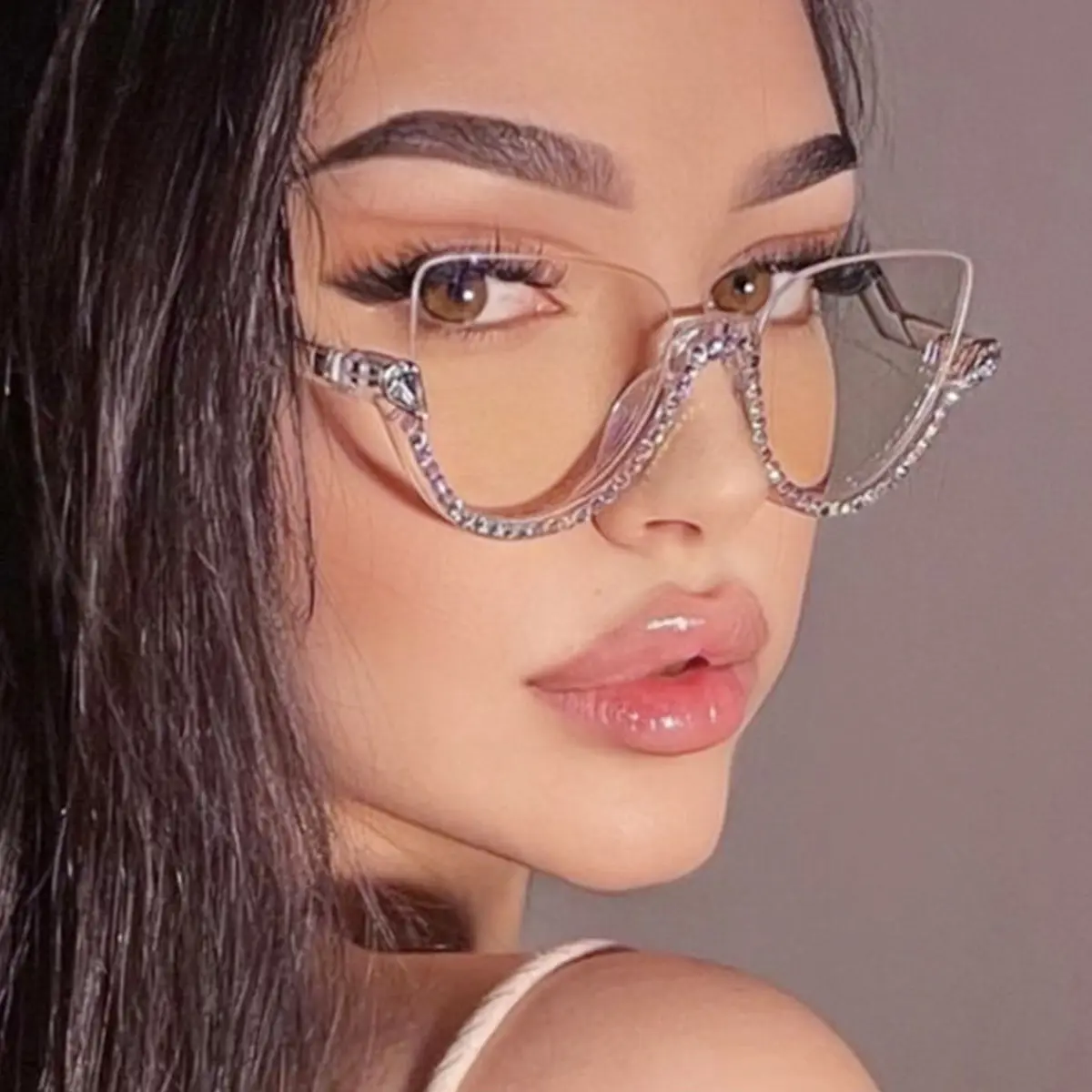 Cat-eye Black Eyeglasses