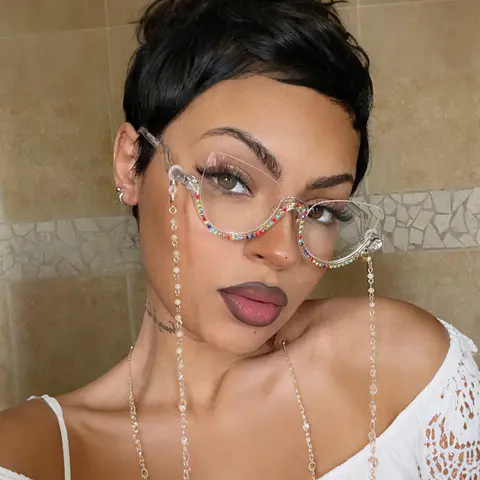 Cat-eye Multicolor Eyeglasses