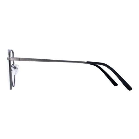 Oval Grey Reading Glasses
