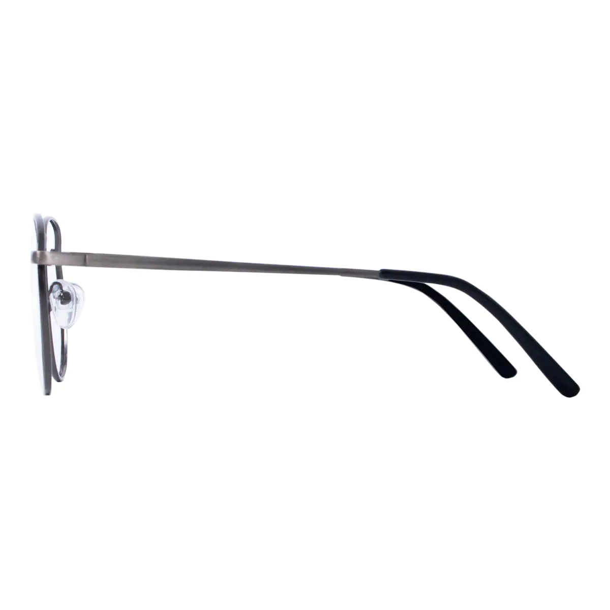 Oval Grey Reading Glasses