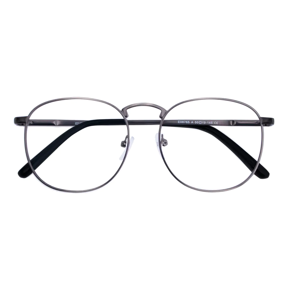 Oval Grey Reading Glasses
