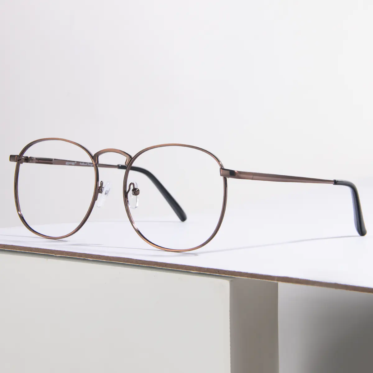Oval Brown Eyeglasses