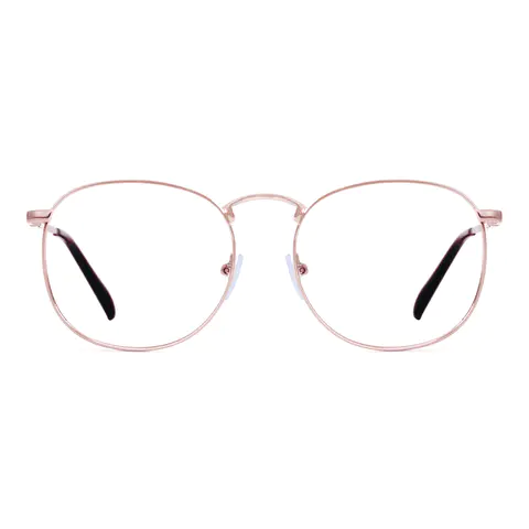 Oval Rose Gold Eyeglasses