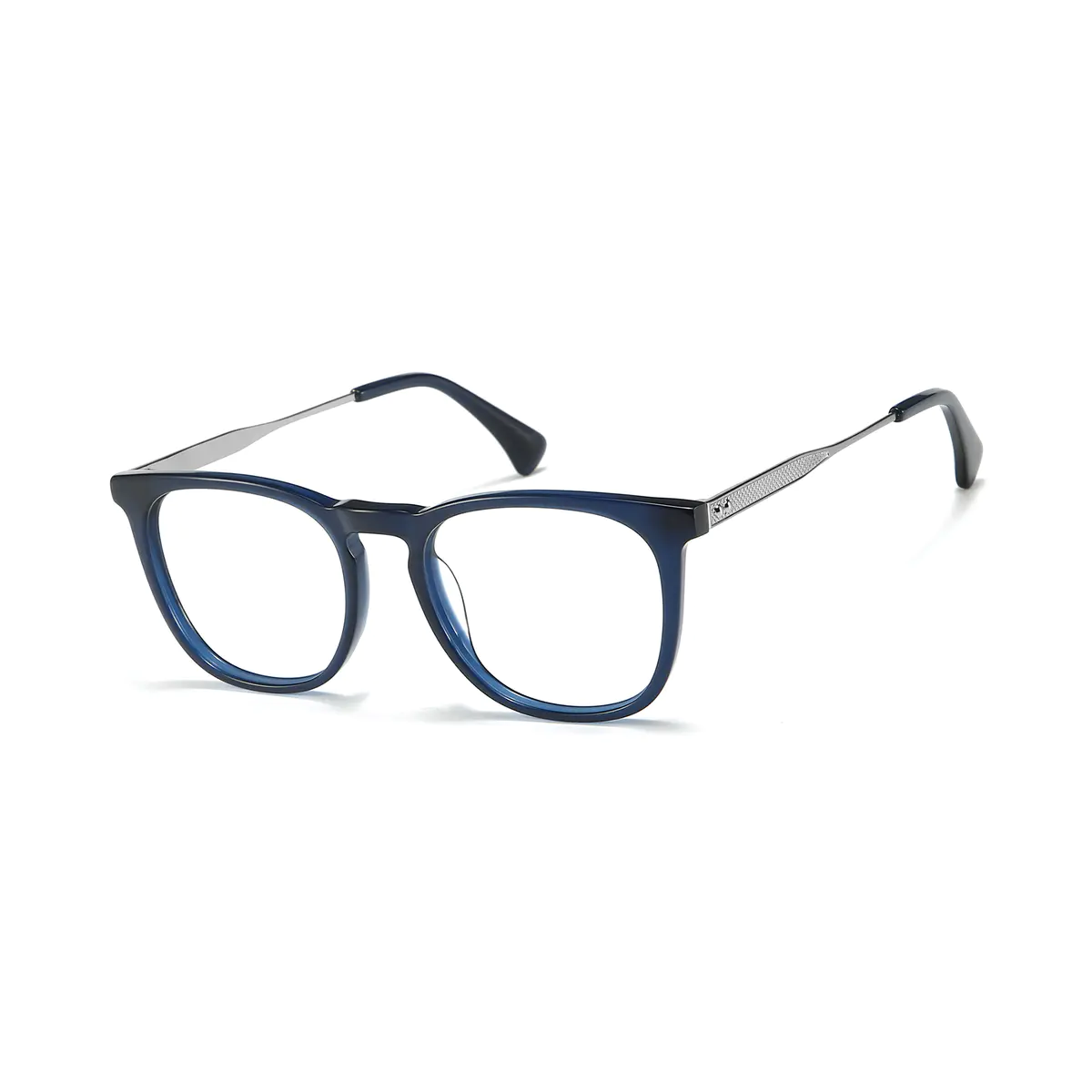 Square Black/Blue Eyeglasses
