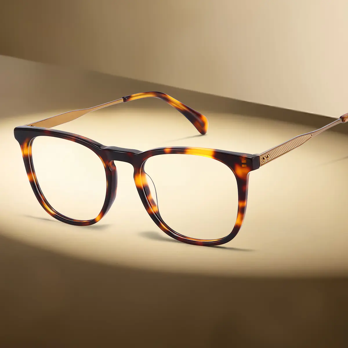 Square Tortoiseshell Eyeglasses