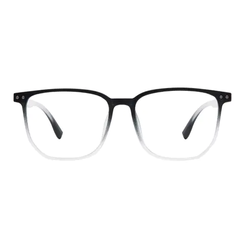 Rectangle Black/White Eyeglasses