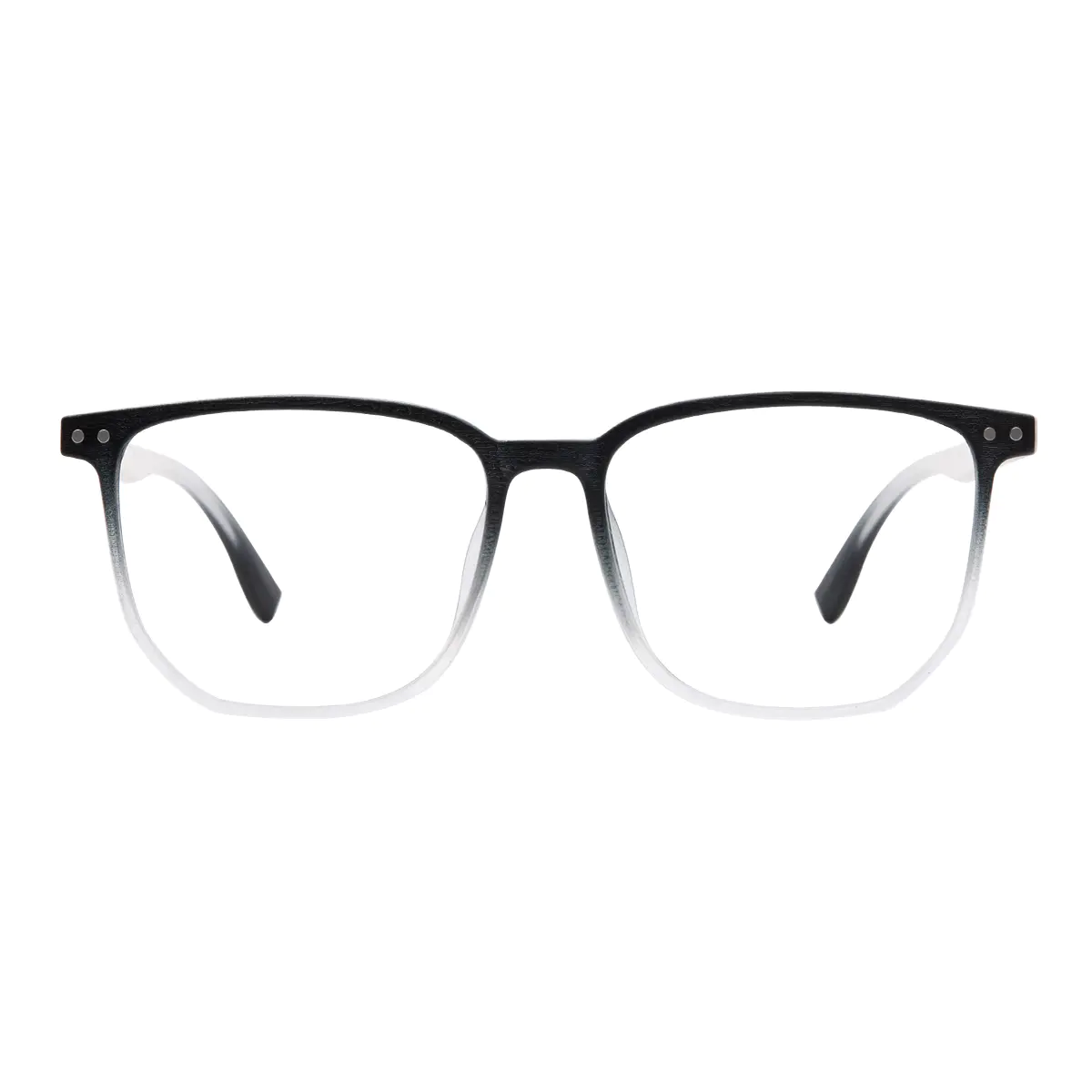 Rectangle Black/White Eyeglasses