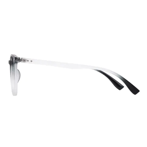 Rectangle Black/White Eyeglasses