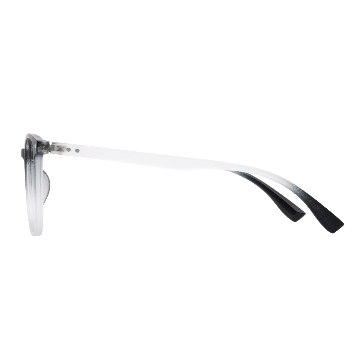Rectangle Black/White Eyeglasses