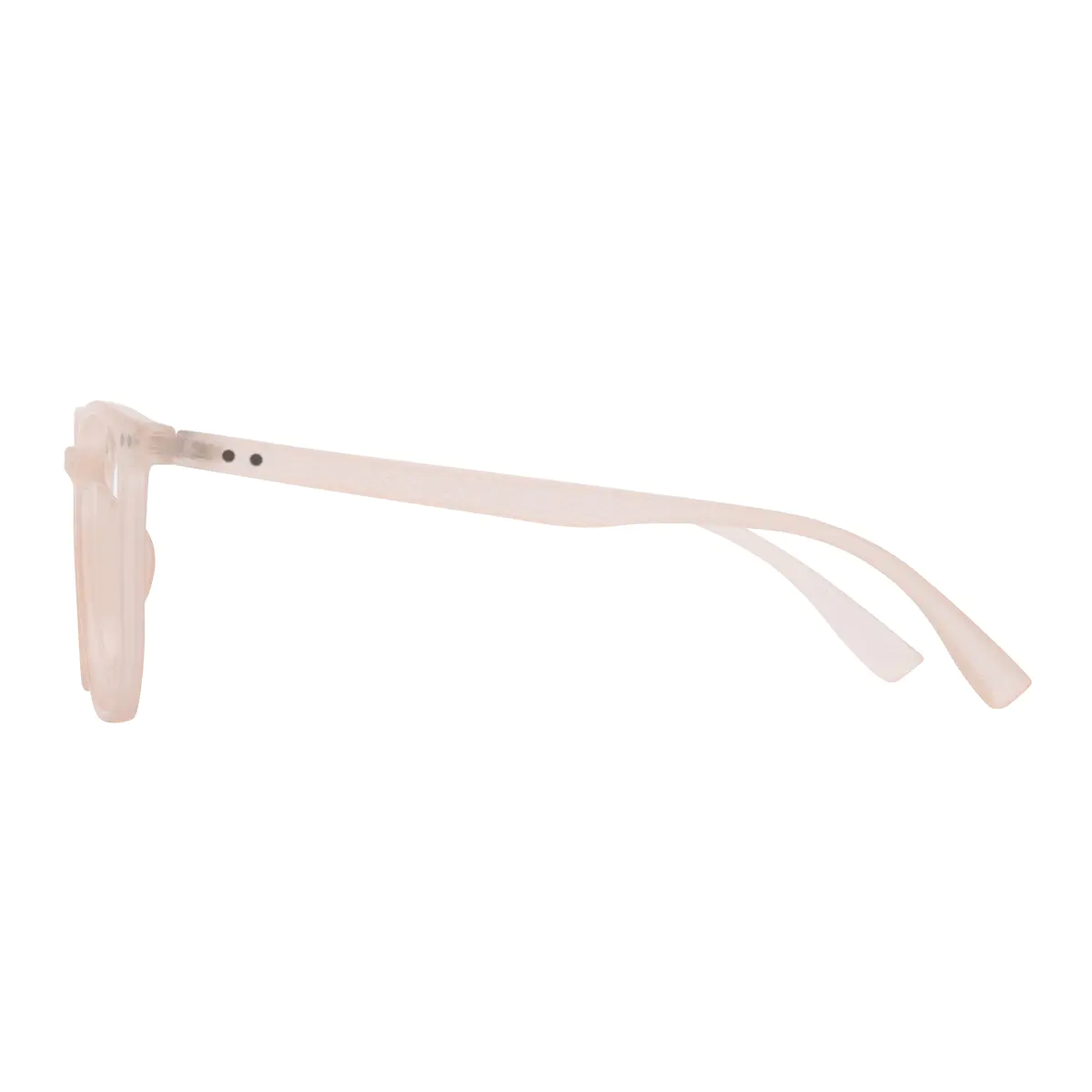 Rectangle Transparent Amber Eyeglasses