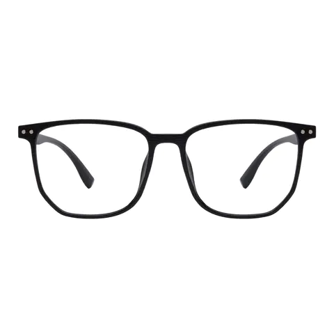 Rectangle Black Eyeglasses