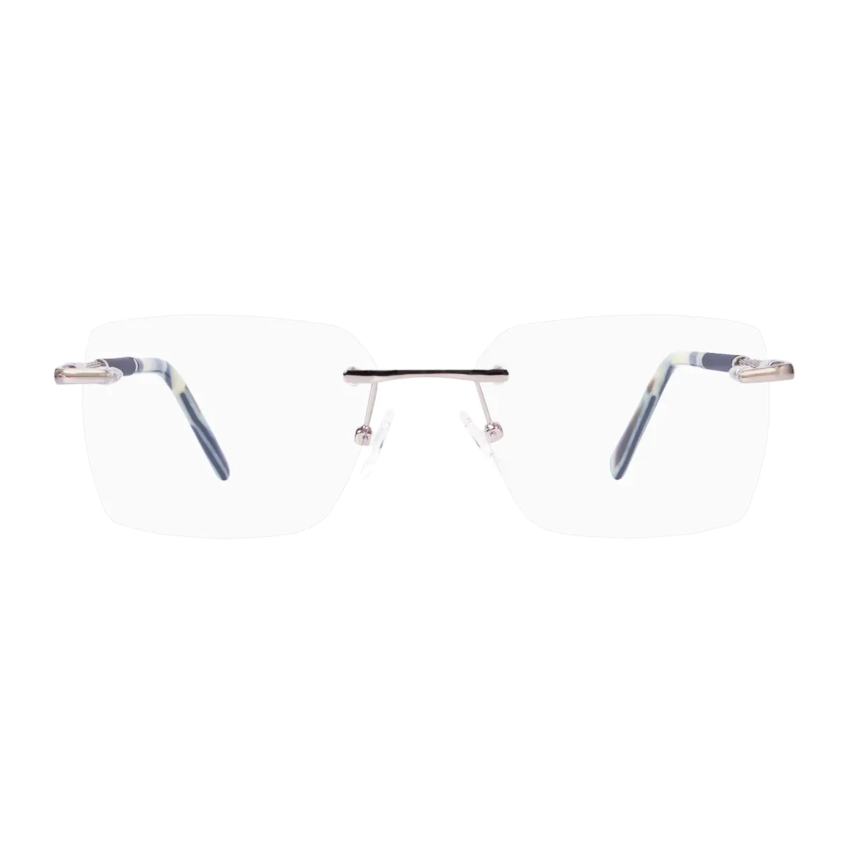 Rectangle Silver Eyeglasses