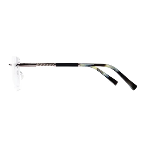 Rectangle Silver Eyeglasses
