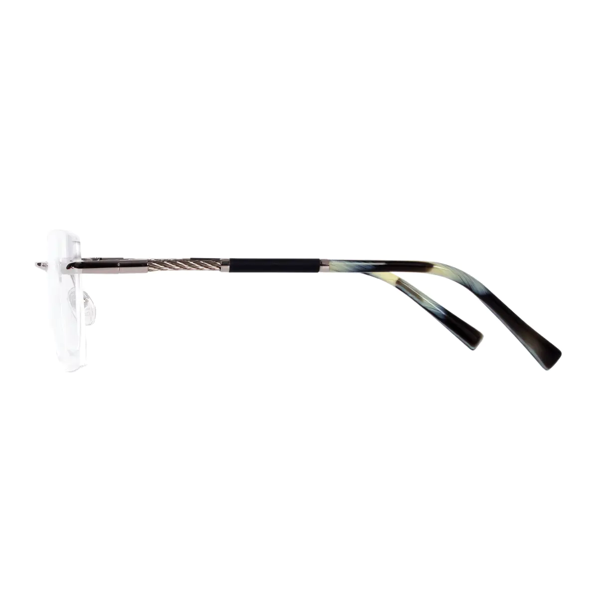 Rectangle Silver Eyeglasses