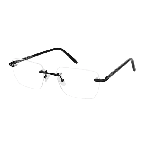 Rectangle Black Eyeglasses