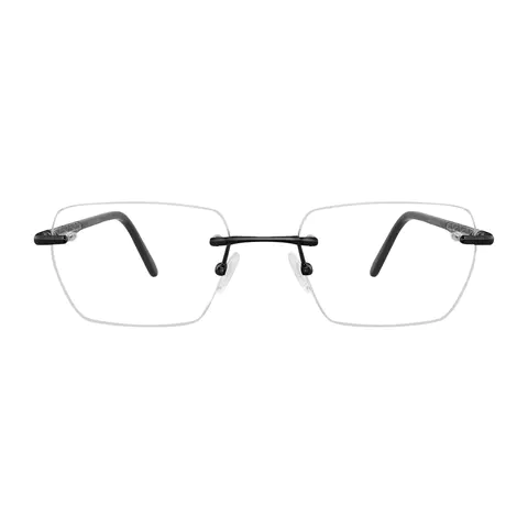 Rectangle Black Eyeglasses
