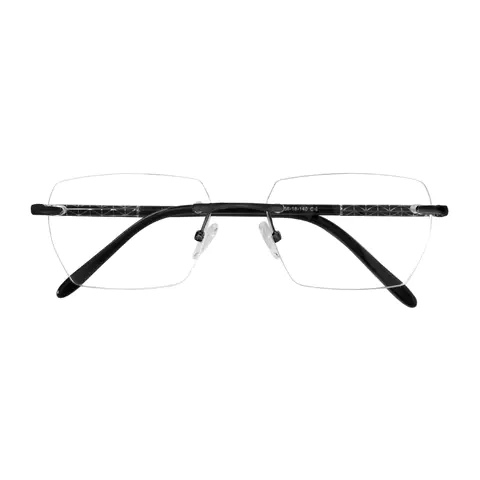 Rectangle Black Eyeglasses