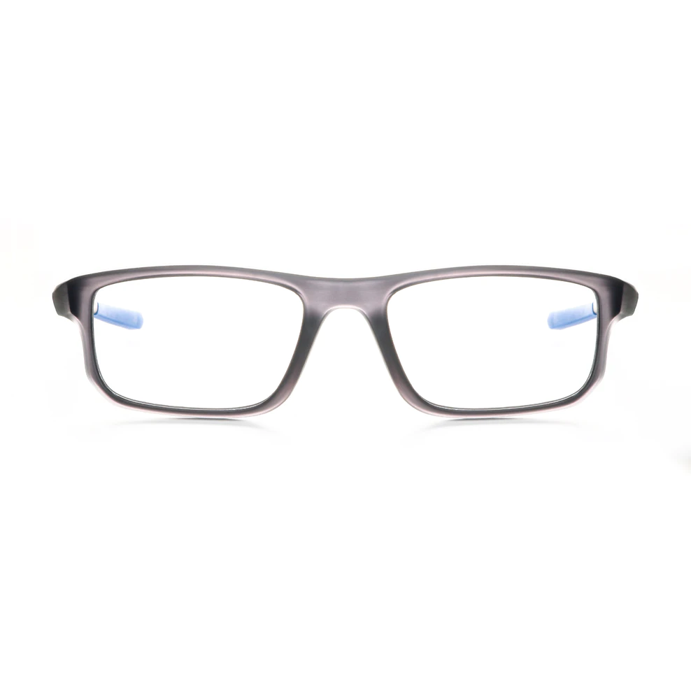 Rectangle Black/Blue Eyeglasses