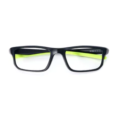Rectangle Black/Green Eyeglasses