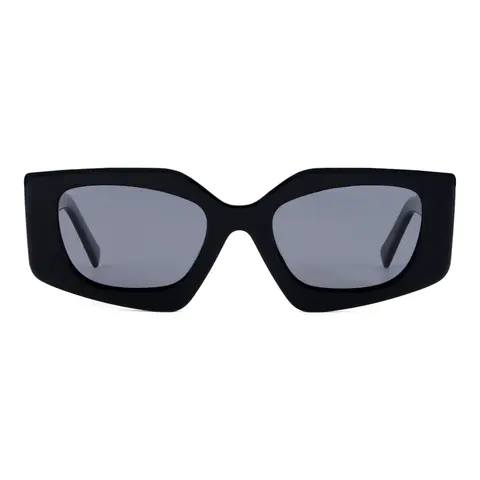 Geometric Black Sunglasses