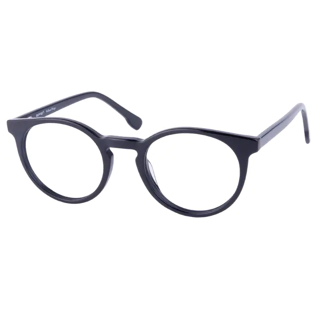 Oval Black Eyeglasses
