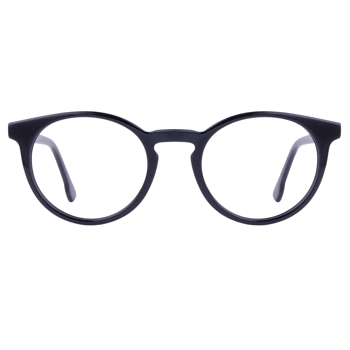 Oval Black Eyeglasses