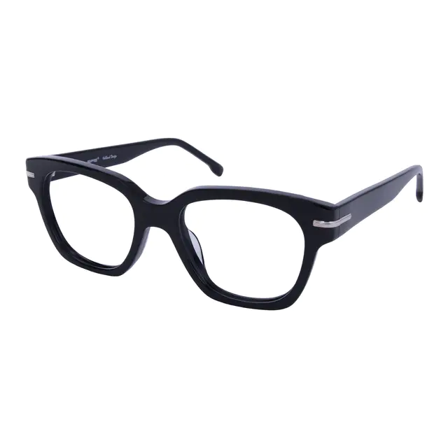 Square Black Eyeglasses