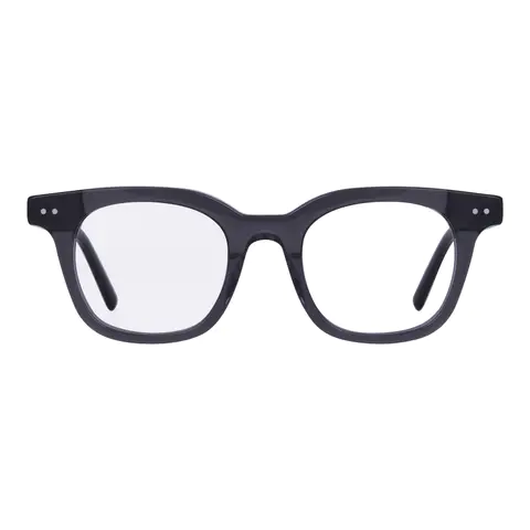 Square Grey Eyeglasses