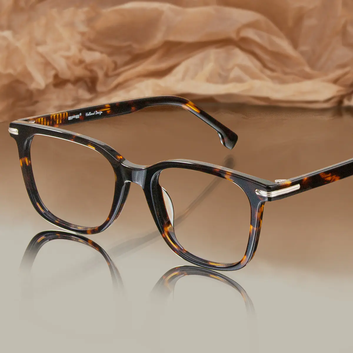 Rectangle Tortoiseshell Eyeglasses
