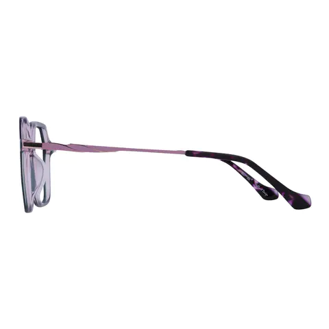 Square Dark Green Eyeglasses