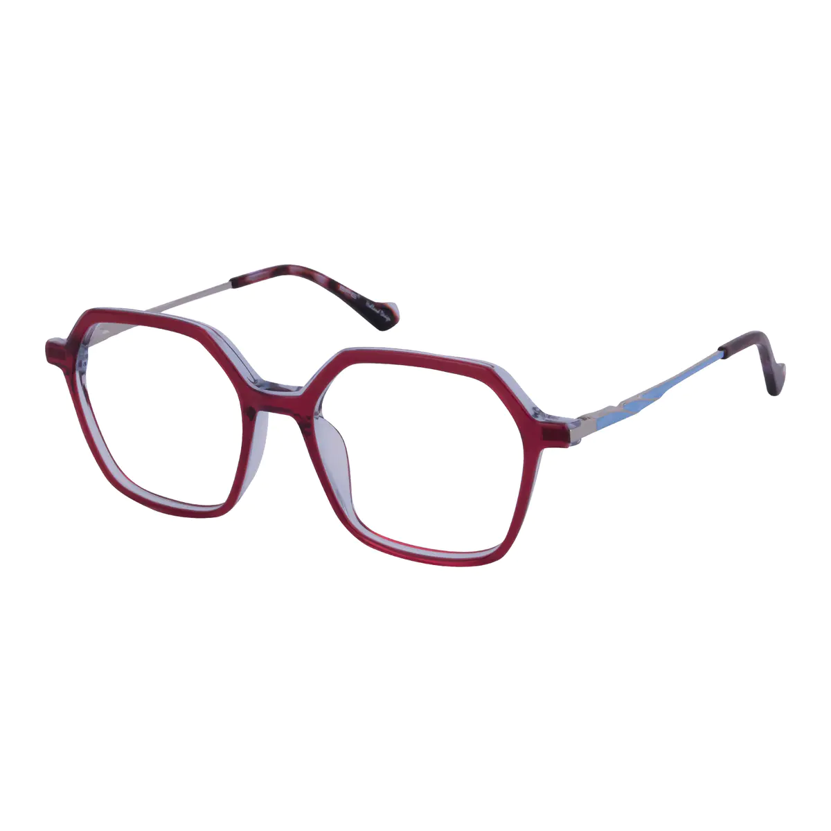 Square Wine Eyeglasses