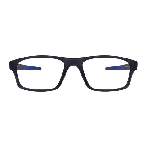 Rectangle Black/Blue Eyeglasses