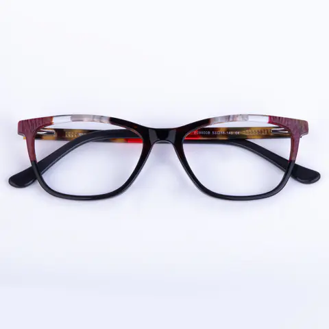 Cat-eye Tortoiseshell/Black Eyeglasses