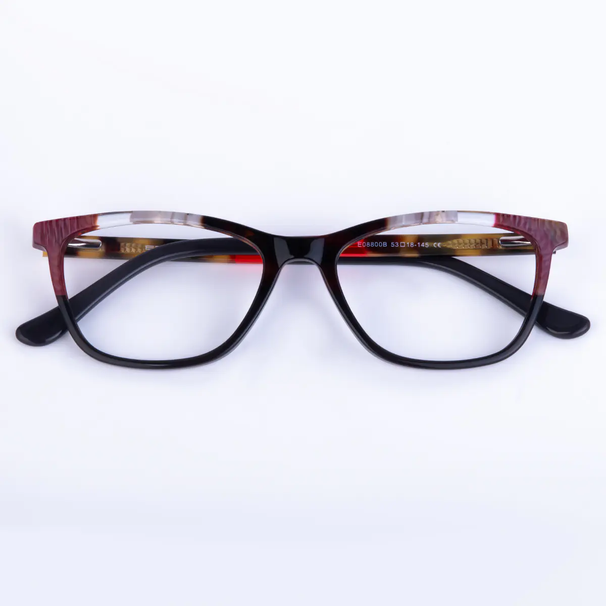 Cat-eye Tortoiseshell/Black Eyeglasses