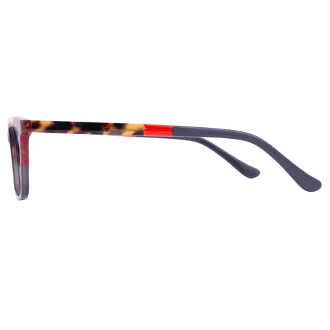 Cat-eye Brown/Clear Eyeglasses