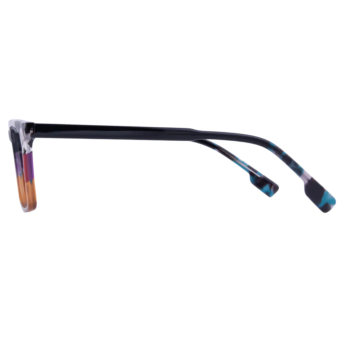 Rectangle Tortoiseshell/Brown Eyeglasses
