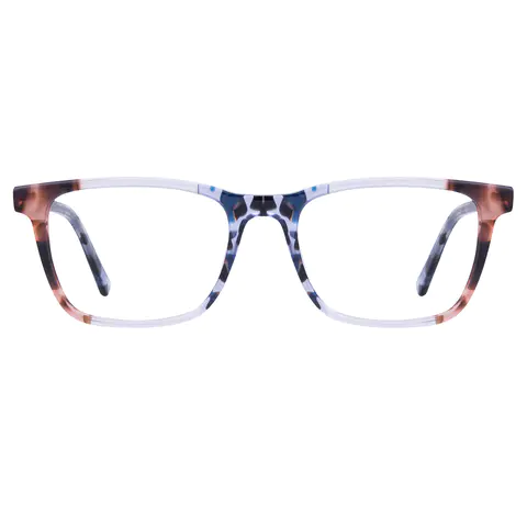 Rectangle Multicolor Eyeglasses