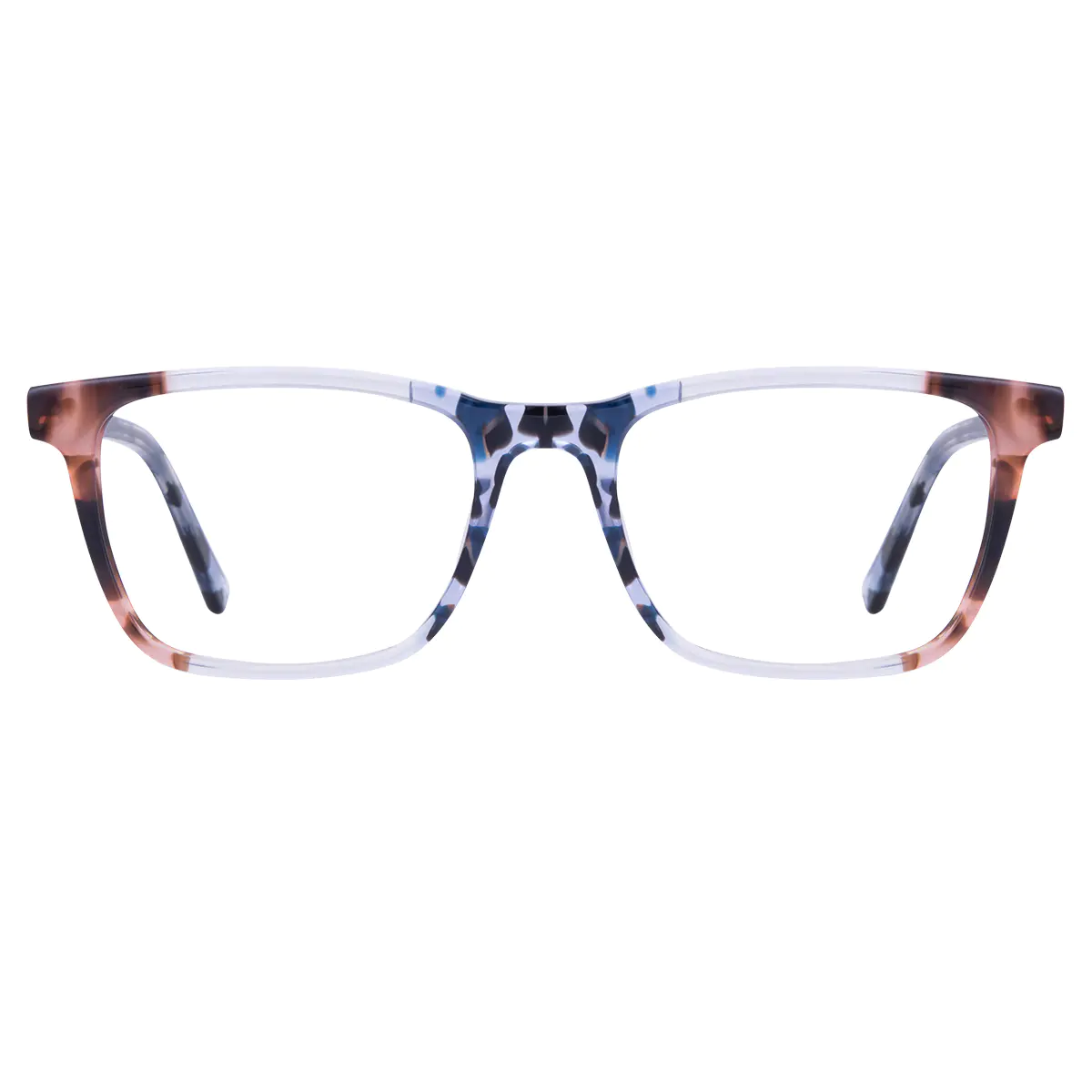 Rectangle Multicolor Eyeglasses