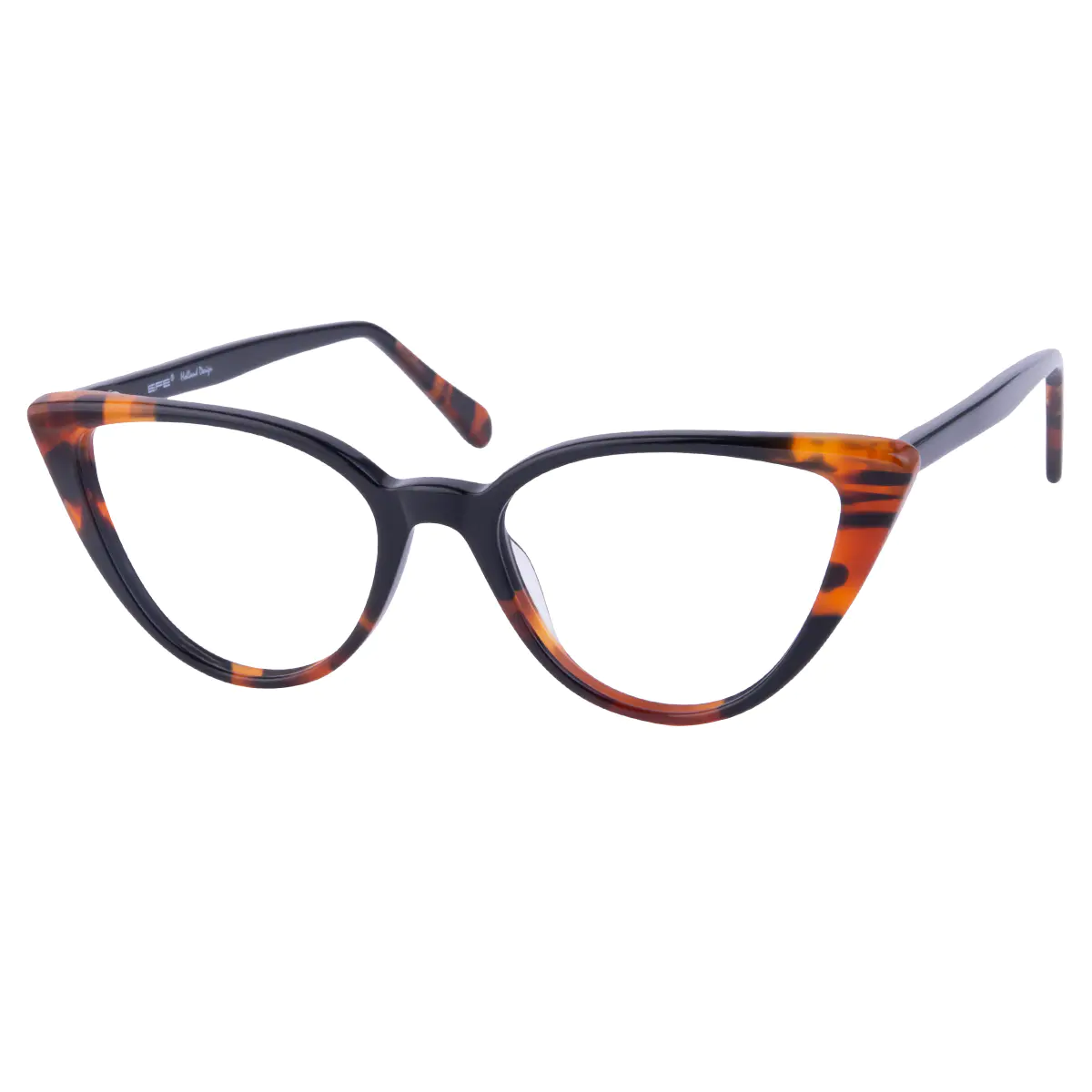 Cat-eye Tortoiseshell/Black Eyeglasses